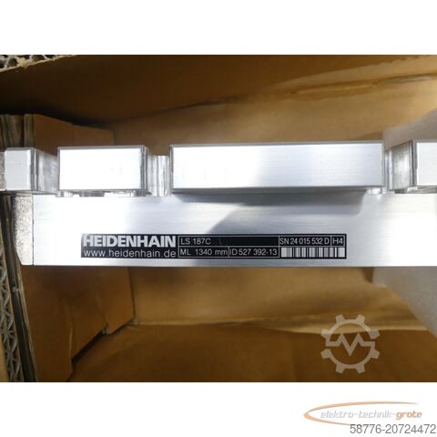Component Heidenhain LS 187C ML 1340mm ID 527 392-13 Längenmaßstab SN:24015532D - ungebr.