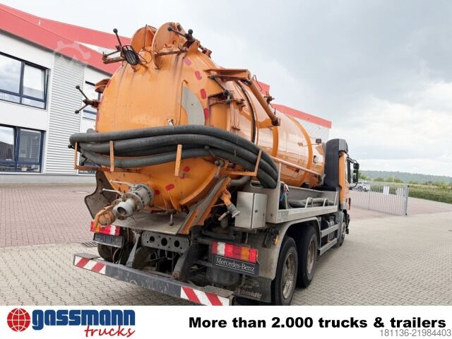 Gatusopmaskin Mercedes-Benz Actros 2636 6x4, Tollense Saugwagen ca. 13m³