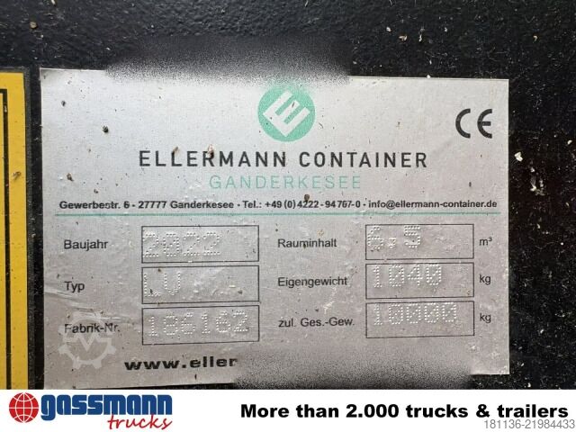 Abrollcontainer  LV Abrollcontainer 6,5cbm