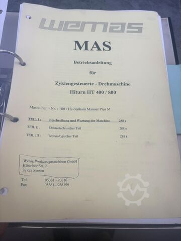 Torno de ciclo Wemas HITURN