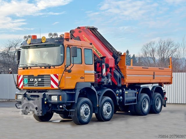 Kiepwagen MAN 35.414 * PALFINGER PK 36002 +FUNK / 8x6