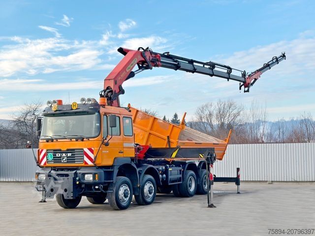 Kiepwagen MAN 35.414 * PALFINGER PK 36002 +FUNK / 8x6