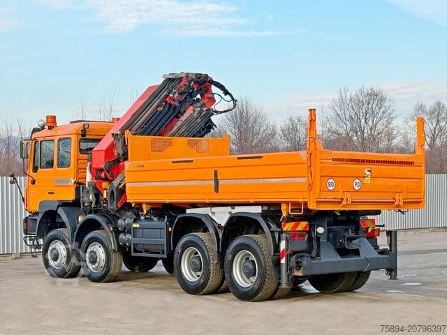 Kiepwagen MAN 35.414 * PALFINGER PK 36002 +FUNK / 8x6