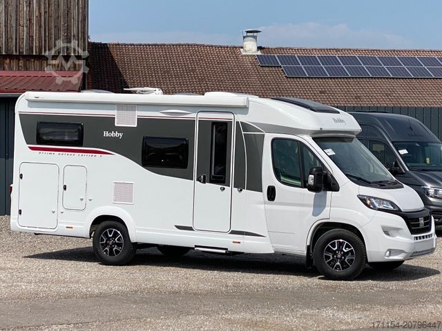 Half-integraal camper HOBBY Optima ONTOUR Edition F V65 GE,SAT,Navi,Markise