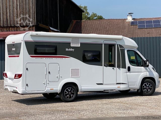 Half-integraal camper HOBBY Optima ONTOUR Edition F V65 GE,SAT,Navi,Markise