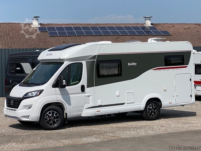 Half-integraal camper HOBBY Optima ONTOUR Edition F V65 GE,SAT,Navi,Markise