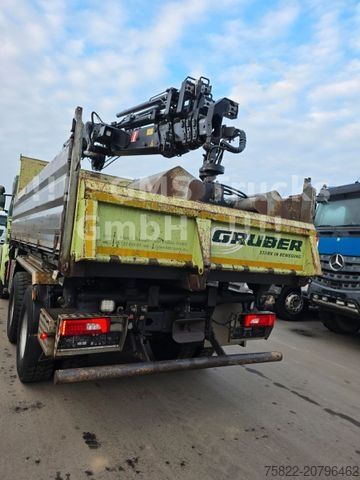 Driezijdige kipper SCANIA R490 / 6X4 / Blatt / 18m Hiab Kran