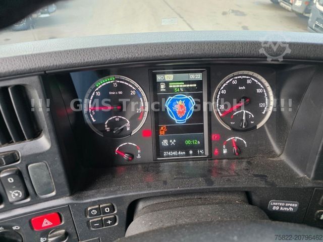 Driezijdige kipper SCANIA R490 / 6X4 / Blatt / 18m Hiab Kran