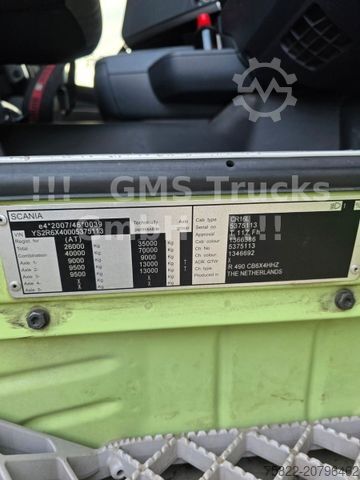 Driezijdige kipper SCANIA R490 / 6X4 / Blatt / 18m Hiab Kran