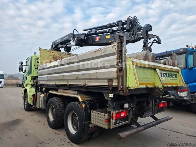 Kiepwagen SCANIA R490 / 6X4 / Blatt / 18m Hiab Kran