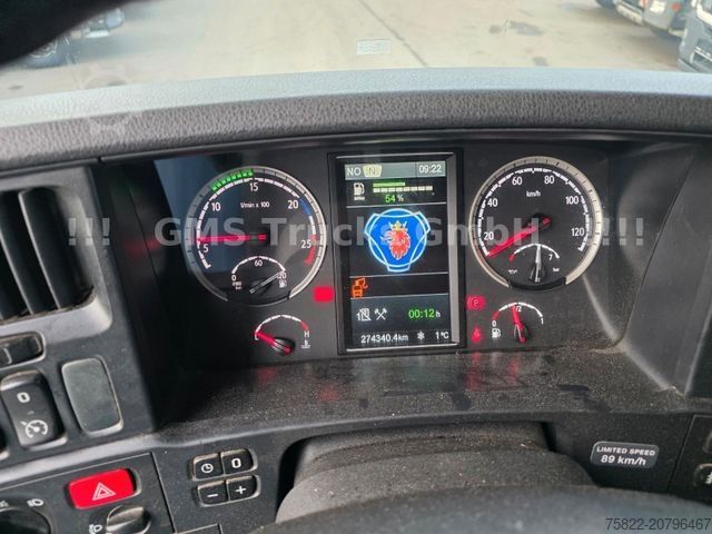 Kiepwagen SCANIA R490 / 6X4 / Blatt / 18m Hiab Kran