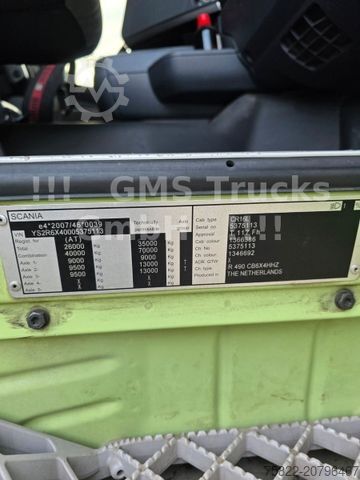 Kiepwagen SCANIA R490 / 6X4 / Blatt / 18m Hiab Kran