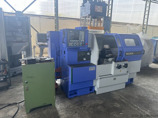 CNC lathe with flat guideways ECOCA EL4610-E