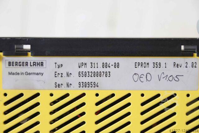 Controllo del motore Berger Lahr WPM 311.004-00