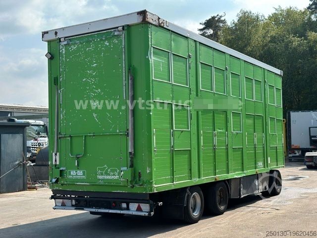 Pferdeanhänger Fiege Tec AT 24/80 3.Stock Viehanhänger,Hubdach