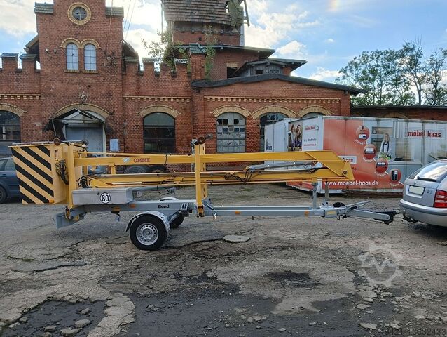 Work platform on trailer OMME 1200E