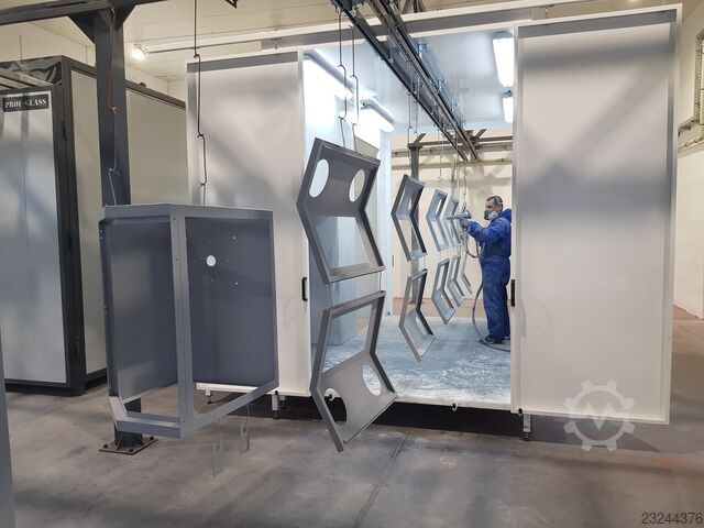 Installation de poudrage, cabine de poudrage avec 3 filtres ROYAL GOLD INDUSTRIES KFT 