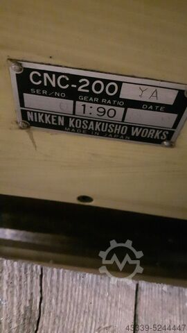 CNC 4. osa NIKKEN CNC -200