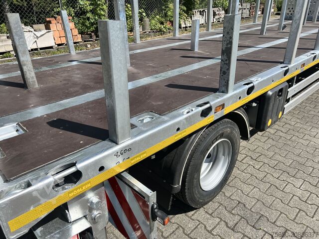 Open trailer Möslein T 2 Plato 8,6m 2 Achs Jumbo- Plato- Anhänger