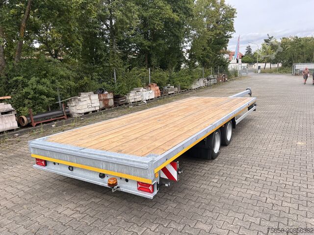 Open trailer Möslein THT 11 G Ausziehbar  11,9 t Tandemanhänger- Tieflader, ausziehbarLuftgefedert