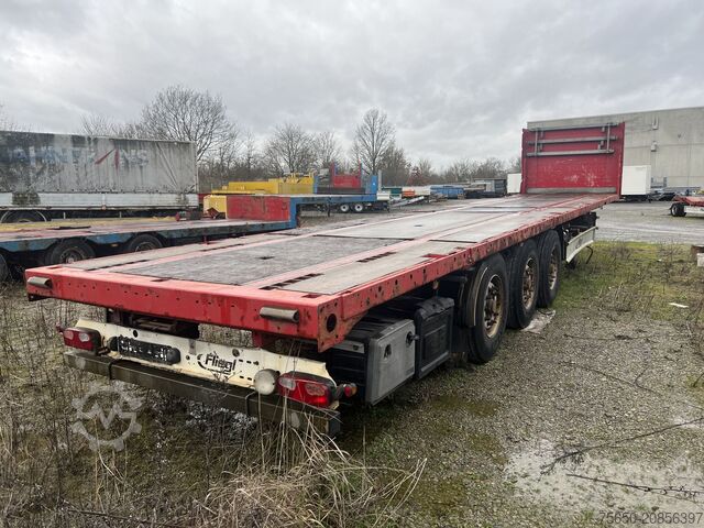Open semitrailer Fliegl SDS350 3 Achs Sattelauflieger