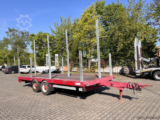 Open trailer Auwaerter X-LTL110 Tandempritsche, ausziehbar