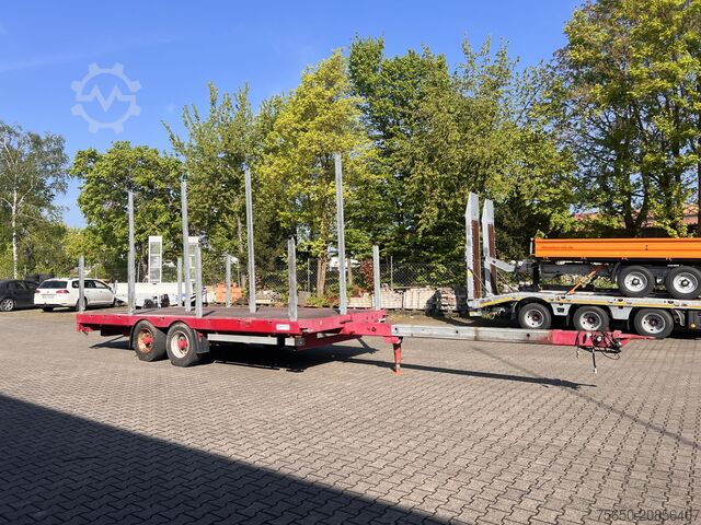 Open trailer Auwaerter X-LTL110 Tandempritsche, ausziehbar