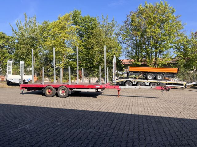 Open trailer Auwaerter X-LTL110 Tandempritsche, ausziehbar