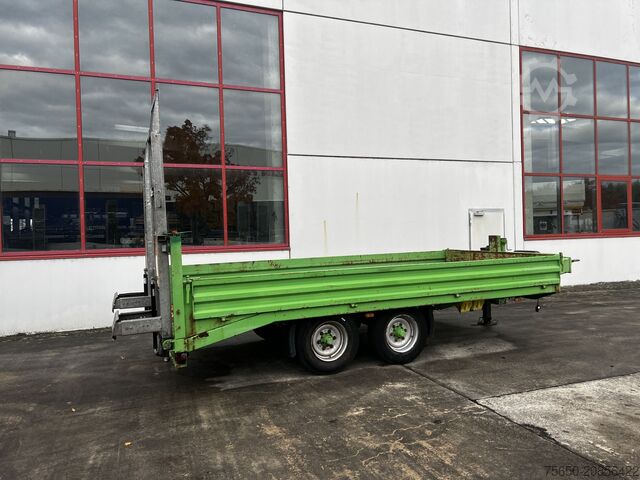 Low loader trailer tt Tandemtieflader