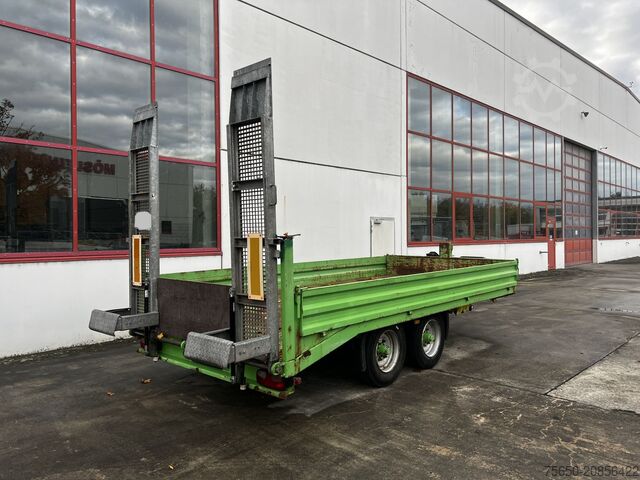Low loader trailer tt Tandemtieflader