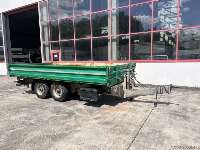 Tipper trailer TK Tandemkipper- Tieflader, wenig Benutzt