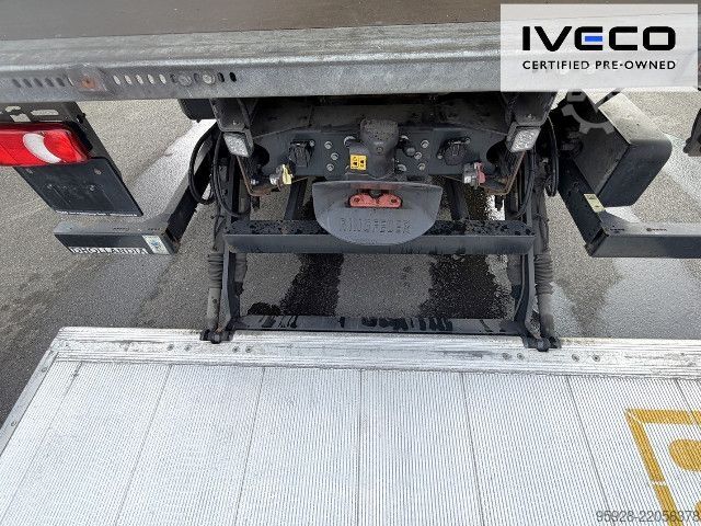 Flaklastbil med kapell IVECO 160E28P, Schiebeplane, 8.745 kg Nutzlast