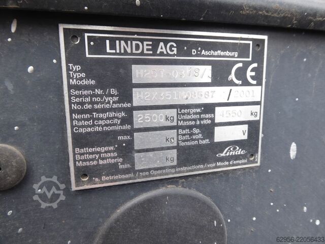Περονοφόρα ανυψωτικά LPG Linde H25T-03