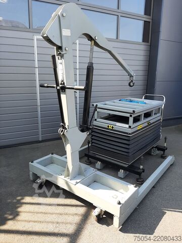 Emelőgép sonstige Lift für Akku Elektrofahrzeuge mit Kran