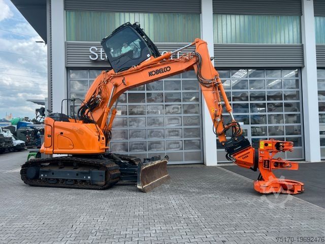 Chain excavator KOBELCO ED160 BR-7 / 1.100h! / Woodcracker Löffelpaket