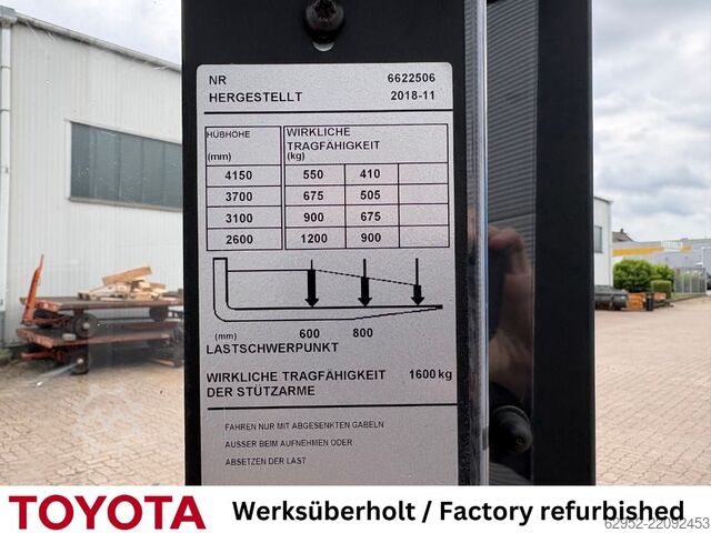 Handmatige stapelaar Toyota SWE 120 L /Akku neu!