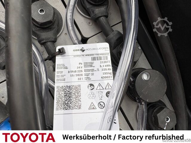 Handmatige stapelaar Toyota SWE 120 L / Akku neu!
