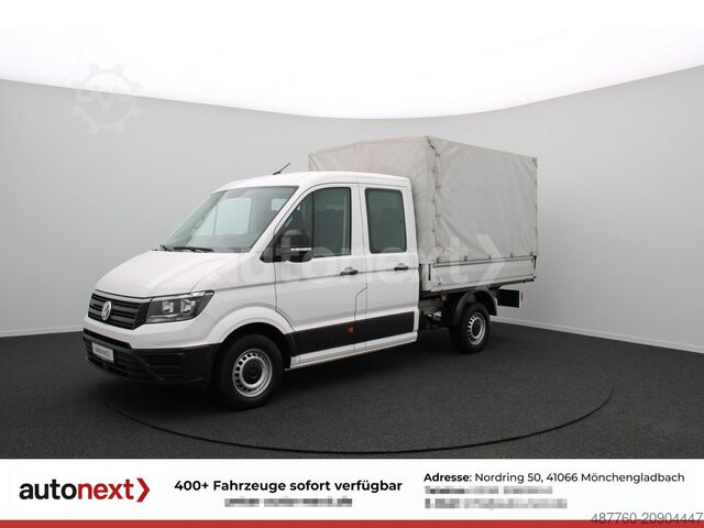 Ponyvával szerelt furgon VOLKSWAGEN Crafter 35 DoKa 4MOTION *Pritsche+Plane* AHK 2,5