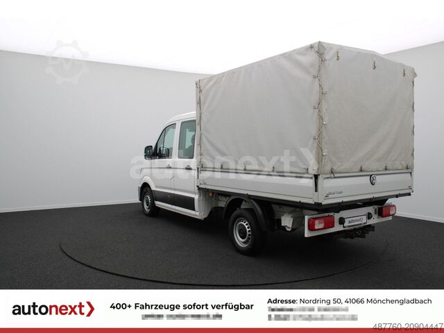 Ponyvával szerelt furgon VOLKSWAGEN Crafter 35 DoKa 4MOTION *Pritsche+Plane* AHK 2,5