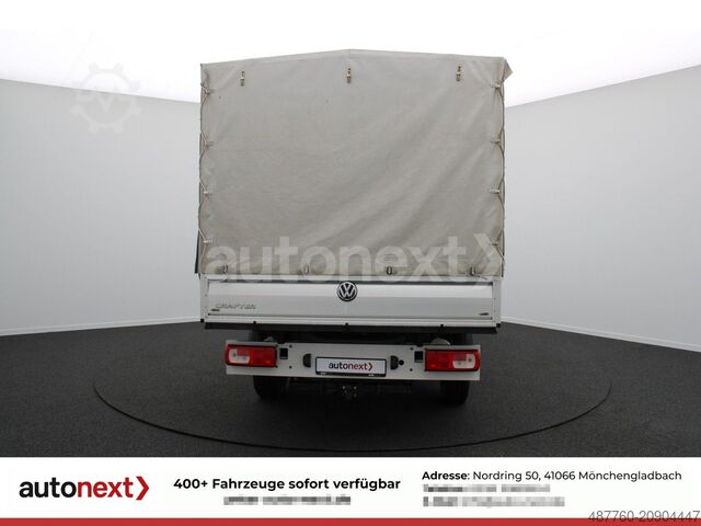 Ponyvával szerelt furgon VOLKSWAGEN Crafter 35 DoKa 4MOTION *Pritsche+Plane* AHK 2,5