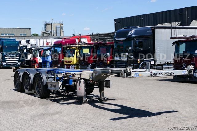Návěs s výměnnou nástavbou FRUEHAUF BDF Multi-Chassis Liftachse SAF-Achsen