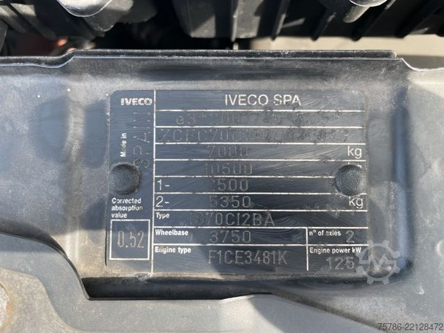 Pick-up varevogn IVECO Daily 70C17/ 125kw/ 4m Pritsche/ NL 3.880 kg