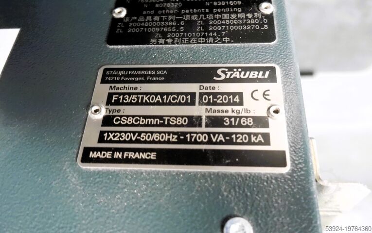 Robot industriel Stäubli TS80 ESD