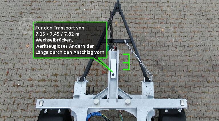 Naczepa podwoziowa wymienna Fliegl 2-Achs Wechselanhänger ZWP 180 Jumbo-ZL