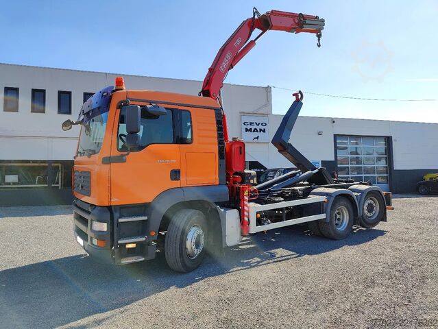 System för krokarm MAN TGA 28.310 Container / Fassi F130
