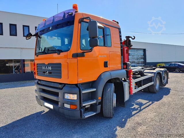 System för krokarm MAN TGA 28.310 Container / Fassi F130