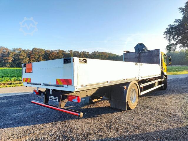 Lastplattform MAN TGM 18.250 Open box + HIAB 166-3