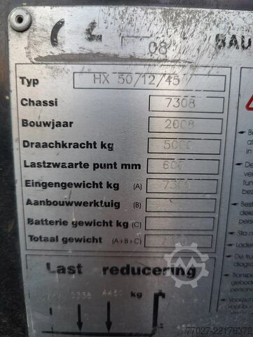 Sidlastare truck Baumann zijlader / sideloader HX 50/12/45 5000 kg