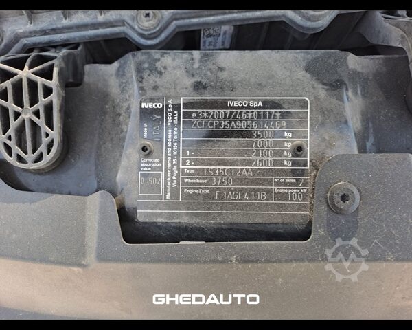 Minibus IVECO 35C14H BOX + SPONDA