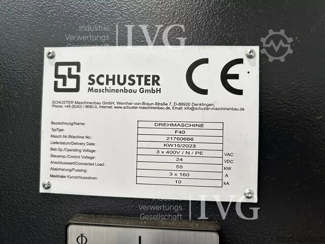 Dikey torna tezgahı Schuster F40